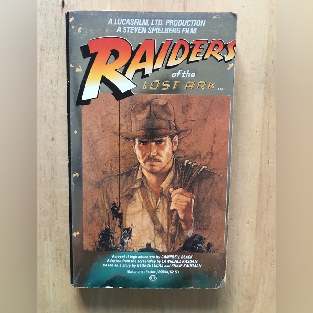 Raiders Of The Lost Ark ~ Campbell Black ~ 1981 Paperbook 2nd Edition